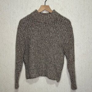 a new day Textured Gray Turtleneck Sweater